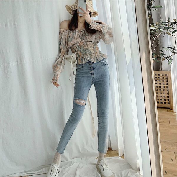 women's jeans autumn elastic pencil pants mid waist zipper slim fit ripped skinny for women full length denim mujer pantalon, Blue
women's jeans autumn elastic pencil pants mid waist zipper slim fit ripped skinny for women full length denim mujer pantalon, Blue