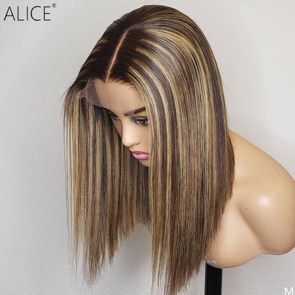 alice highlight bob 4x4 lace front human hair wigs scalp closure wigs with baby hair 130% density non-remy, Black;brown
alice highlight bob 4x4 lace front human hair wigs scalp closure wigs with baby hair 130% density non-remy, Black;brown
