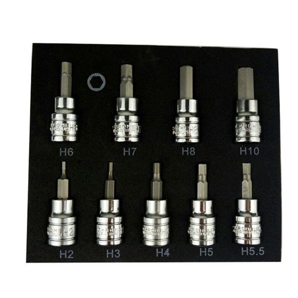 9pcs 3/8" dr отвертка рукав хром-ванадиевой стали насадки гнездо h2 h3 h4 h5 h5.5 h6h7 h8 h10 деревообрабатывающий дрель инструмент
9pcs 3/8" dr отвертка рукав хром-ванадиевой стали насадки гнездо h2 h3 h4 h5 h5.5 h6h7 h8 h10 деревообрабатывающий дрель инструмент