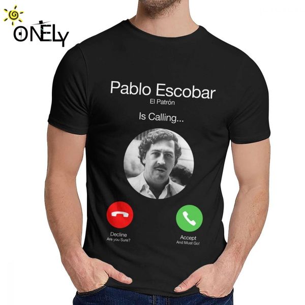 pablo escobar calling men's t shirts el patron telephone tee shirt casual o-neck custom pure cotton big size tee shirt
pablo escobar calling men's t shirts el patron telephone tee shirt casual o-neck custom pure cotton big size tee shirt