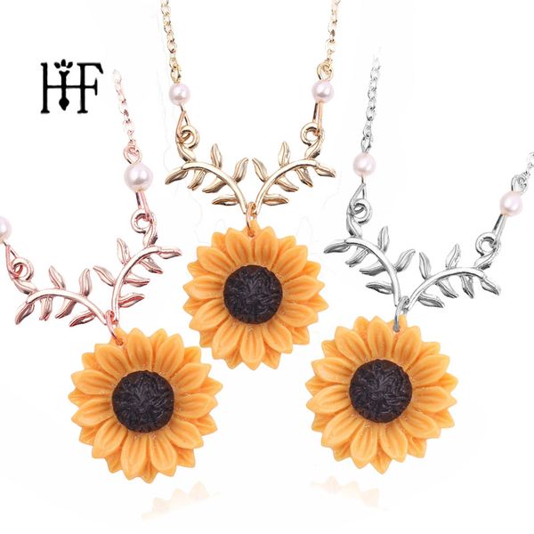 pendant necklaces delicate sunflower necklace for women pearl harajuku collares jewelry clothes accessories, Silver
pendant necklaces delicate sunflower necklace for women pearl harajuku collares jewelry clothes accessories, Silver