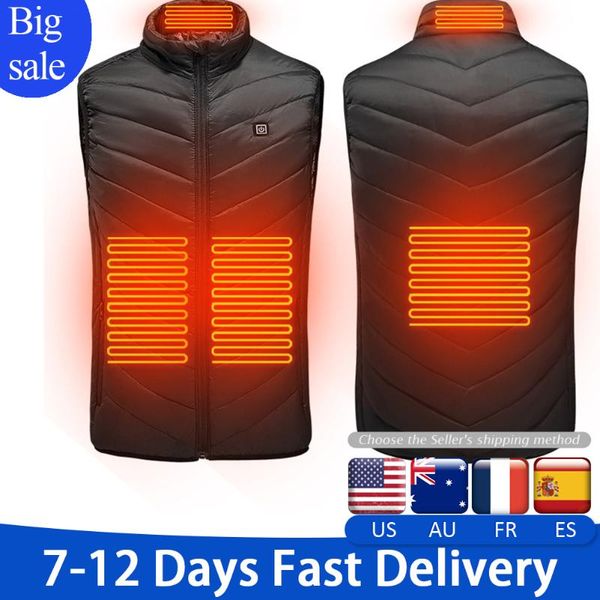 men women outdoor usb infrared heating vest jacket winter flexible electric thermal clothing waistcoat fishing hiking dropship, Gray;blue
men women outdoor usb infrared heating vest jacket winter flexible electric thermal clothing waistcoat fishing hiking dropship, Gray;blue