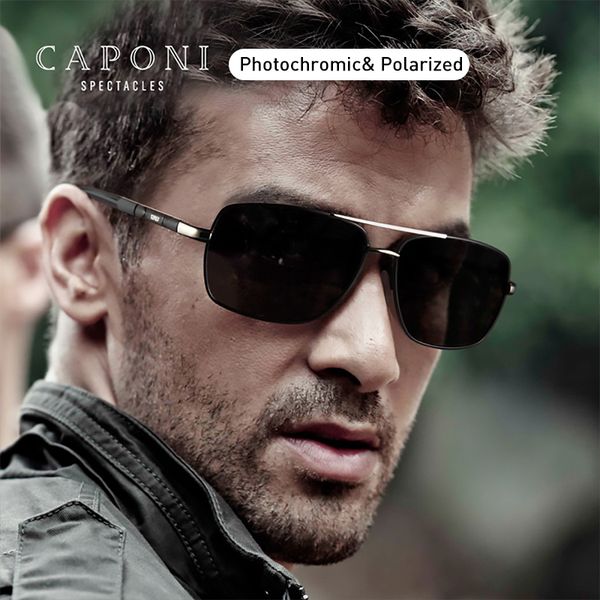 caponi pchromic men sunglasses polarized classic brand square eye glasses driving sun glasses for male cp8724, White;black
caponi pchromic men sunglasses polarized classic brand square eye glasses driving sun glasses for male cp8724, White;black
