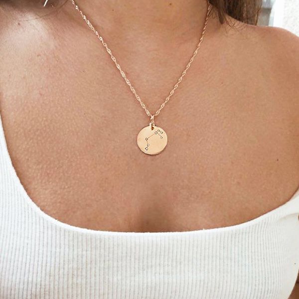 constellation jewelry stainless steel crystal zodiac pendant necklace for women gold choker aries birthday gift 2020, Silver
constellation jewelry stainless steel crystal zodiac pendant necklace for women gold choker aries birthday gift 2020, Silver