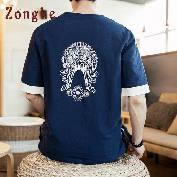 zongke chinese style cotton linen t shirt men harajuku tshirt men t-shirt streetwear men t shirts hip hop fitness clothing 2019 y19042603, White;black
zongke chinese style cotton linen t shirt men harajuku tshirt men t-shirt streetwear men t shirts hip hop fitness clothing 2019 y19042603, White;black