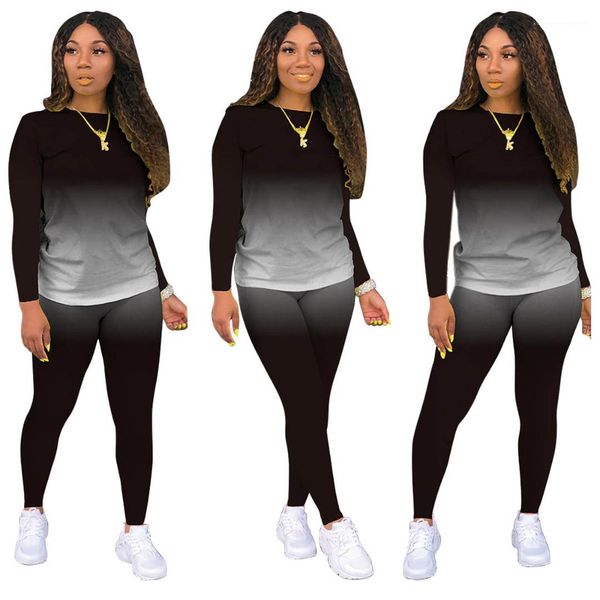 брюки часть длинным рукавом o-образным вырезом casual tracksuit famale рыхлой осени 2pcs костюм женщин gadient два, White
брюки часть длинным рукавом o-образным вырезом casual tracksuit famale рыхлой осени 2pcs костюм женщин gadient два, White