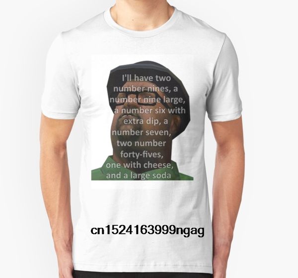 fashion cool men t shirt women funny tshirt big smoke (two number 9s) customized printed t-shirt
fashion cool men t shirt women funny tshirt big smoke (two number 9s) customized printed t-shirt