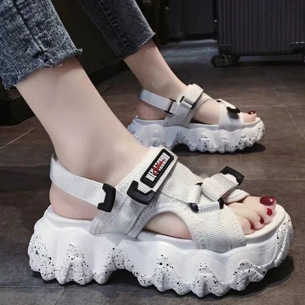 2020 women chunky platform sandals fashion casual shoes woman 6cm high designers block heel brand ladies beach sandal summer, Black
2020 women chunky platform sandals fashion casual shoes woman 6cm high designers block heel brand ladies beach sandal summer, Black