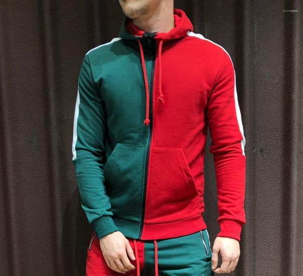 hoodies mens clothing spring colors patchwork zipper up designer pullovers sweatshirts autumn new, Black
hoodies mens clothing spring colors patchwork zipper up designer pullovers sweatshirts autumn new, Black