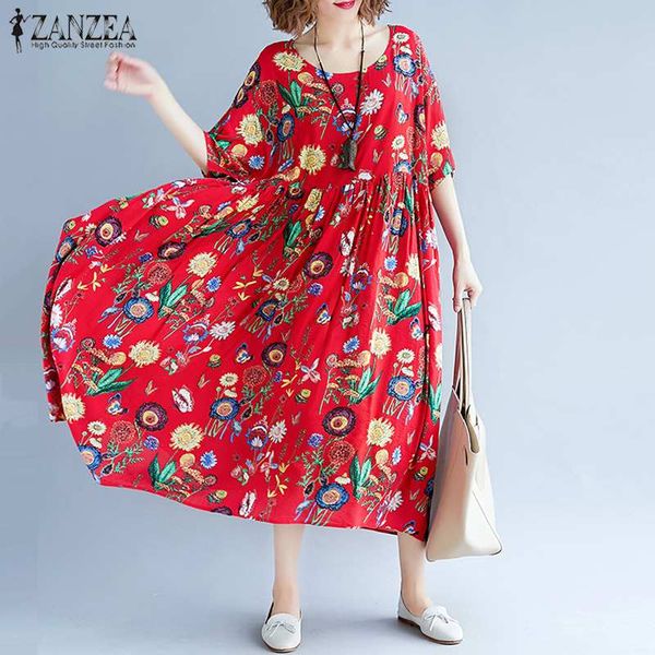 party dresses 2022 women floral print dress summer sundress female long vestido vintage loose casual robe femme maxi plus size, White;black
party dresses 2022 women floral print dress summer sundress female long vestido vintage loose casual robe femme maxi plus size, White;black
