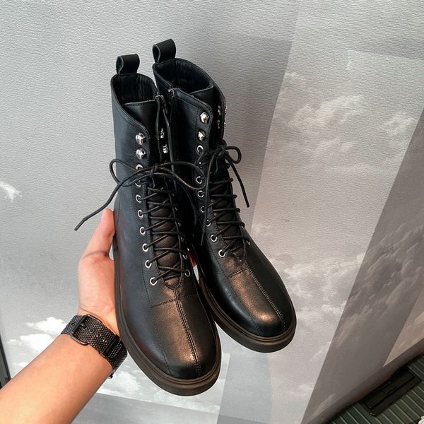 vintage platform party working ankle boots genuine leather shoes woman 2020 autumn winter lace up low heels women boots, Black
vintage platform party working ankle boots genuine leather shoes woman 2020 autumn winter lace up low heels women boots, Black