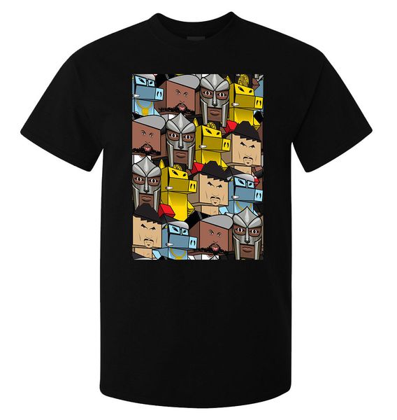 quasimoto mf doom madlib ghetto boys artwork rap hip hop men t shirt black