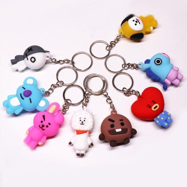 stereo soft glue bts bulletproof juvenile group cute doll key buckle pendant diy creative small gift
stereo soft glue bts bulletproof juvenile group cute doll key buckle pendant diy creative small gift