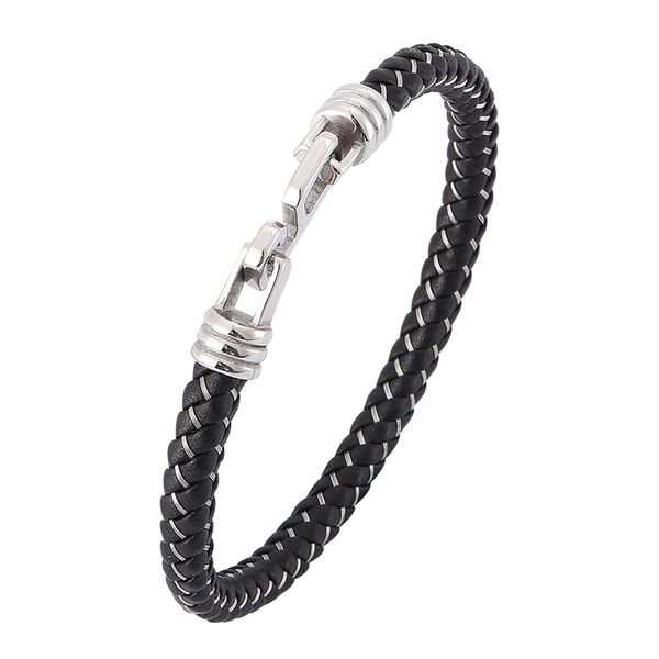 wire leather mix braided bracelet for men women steel buckle ladies bracelets jewelry trendy wristband c0380, Golden;silver
wire leather mix braided bracelet for men women steel buckle ladies bracelets jewelry trendy wristband c0380, Golden;silver
