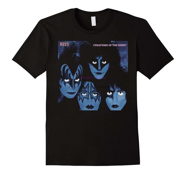 2020 brand men shirt kiss 1982 creatures of the night t-shirt