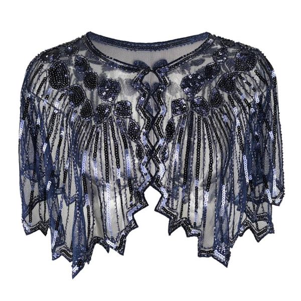 scarves evening cape cover up tippet flapper party scarf women shawl wrap dancing cloak sequin fashion art deco, Blue;gray
scarves evening cape cover up tippet flapper party scarf women shawl wrap dancing cloak sequin fashion art deco, Blue;gray