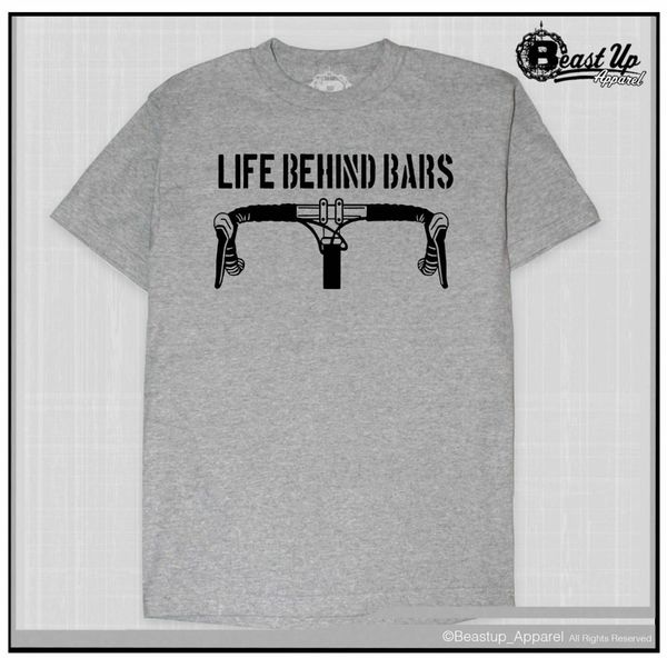 life behind bars t shirt cycling bike culture fixie bike handle bars colors brand men fashion summer listing make at shirt 
life behind bars t shirt cycling bike culture fixie bike handle bars colors brand men fashion summer listing make at shirt