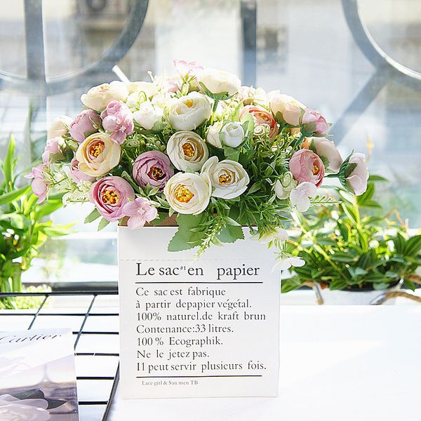 decorative flowers & wreaths 5 branch rose artificial flower silk for wedding home year decoration fake autumn
decorative flowers & wreaths 5 branch rose artificial flower silk for wedding home year decoration fake autumn