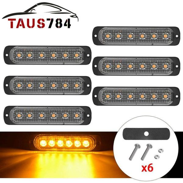 6pcs yellow hazard beacon strobe led lights emergency flashing side marker light bars warning signal towing truck flashing lamp
6pcs yellow hazard beacon strobe led lights emergency flashing side marker light bars warning signal towing truck flashing lamp
