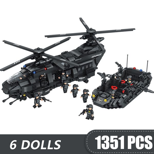 1351pcs малых строительных блоков игрушка поддерживается legoe city swat команда оружие военных тактики подарок для мальчиков детей diy
1351pcs малых строительных блоков игрушка поддерживается legoe city swat команда оружие военных тактики подарок для мальчиков детей diy