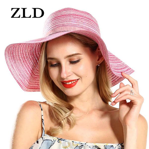 wide brim hats zld foldable beach straw hat female summer seaside big sunscreen sunshade travel wild cool sun, Blue;gray
wide brim hats zld foldable beach straw hat female summer seaside big sunscreen sunshade travel wild cool sun, Blue;gray