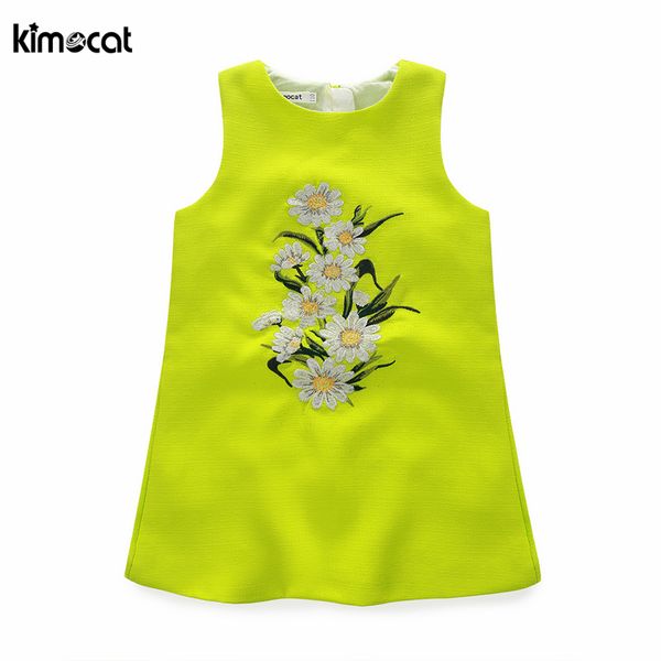 kimocat summer girl's sleeveless little daisy embroidery princess dress children costumes kids dresses clothes bright colo, Red;yellow
kimocat summer girl's sleeveless little daisy embroidery princess dress children costumes kids dresses clothes bright colo, Red;yellow