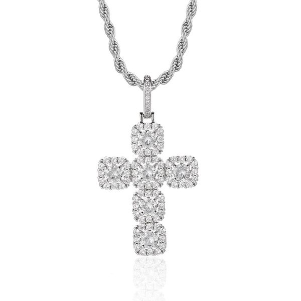 hip hop prong setting cz stone bling iced out cross pendants necklaces for women men rapper jewelry silver color
hip hop prong setting cz stone bling iced out cross pendants necklaces for women men rapper jewelry silver color