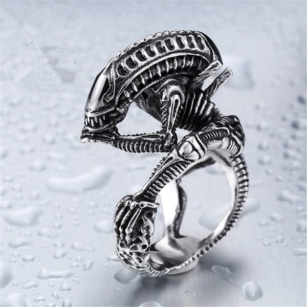 vintage alien predator punk ring alien warrior ring cool jewelry animal skull biker ring for men and women gothic party dropshipping, Silver
vintage alien predator punk ring alien warrior ring cool jewelry animal skull biker ring for men and women gothic party dropshipping, Silver