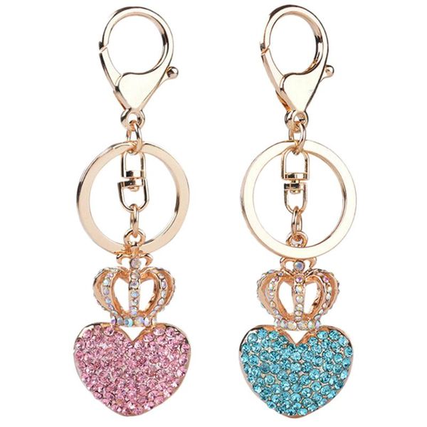 keychains beautiful crown heart lovers keyring keychain gold-color design bling crystal 2.13''x1.34''(inch), Silver
keychains beautiful crown heart lovers keyring keychain gold-color design bling crystal 2.13''x1.34''(inch), Silver