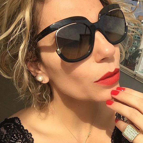 2020 women sunglasses high end half frame club green oval sun glasses for women female sunnies, White;black
2020 women sunglasses high end half frame club green oval sun glasses for women female sunnies, White;black