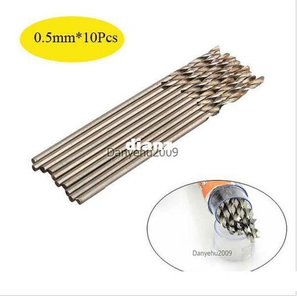 10 pcs/lot micro hss 0.5mm straight shank high speed steel twist drill bits
10 pcs/lot micro hss 0.5mm straight shank high speed steel twist drill bits