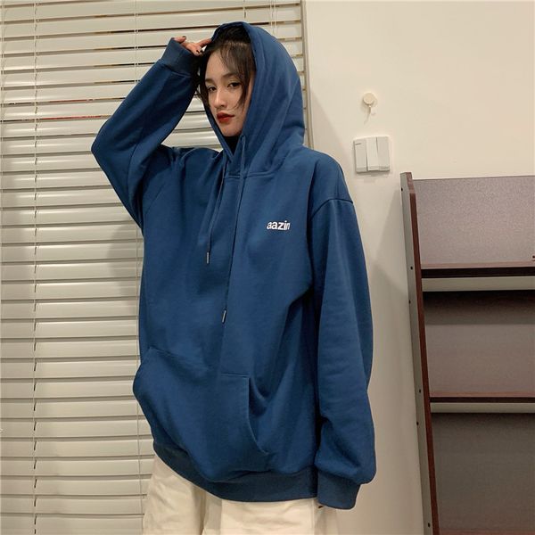 women's hoodies & sweatshirts woman female solid 5 colors 2021 autumn thin loose long sleeve lady fashion streetwear women, Black
women's hoodies & sweatshirts woman female solid 5 colors 2021 autumn thin loose long sleeve lady fashion streetwear women, Black