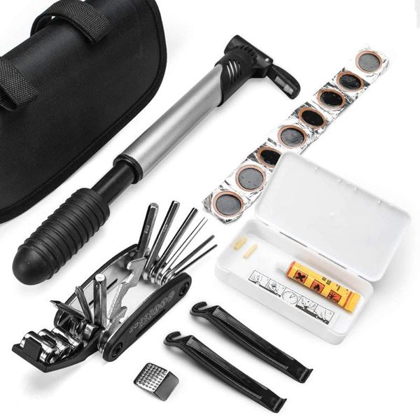 bicycle multifunction tool kit tire repair tool set with screwdriver chain rivet extractor for road bike tools repairing kit
bicycle multifunction tool kit tire repair tool set with screwdriver chain rivet extractor for road bike tools repairing kit