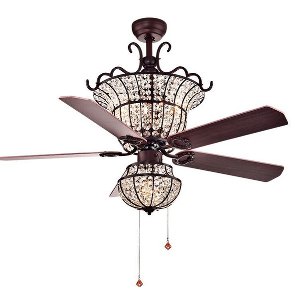 electric fans american crystal ceiling fan light with remote control retro industrial wind large
electric fans american crystal ceiling fan light with remote control retro industrial wind large