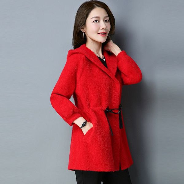 2020 осень зима женщины сладкий lace-up с капюшоном из искусственного норка короткие шерстяные пальто куртки женский сыпучие верхняя одежда, Black
2020 осень зима женщины сладкий lace-up с капюшоном из искусственного норка короткие шерстяные пальто куртки женский сыпучие верхняя одежда, Black