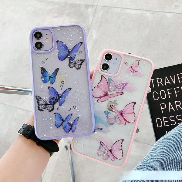 butterfly candy color glitter phone case for iphone 11 pro max xr xs max 7 8 plus x soft tpu hard pc back cover
butterfly candy color glitter phone case for iphone 11 pro max xr xs max 7 8 plus x soft tpu hard pc back cover