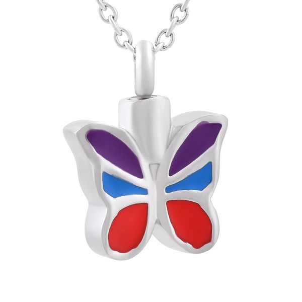 ijd9520 stainless steel cremation urn jewelry crystal butterfly urn pendant memorial remains ashes keepsake necklace, Silver
ijd9520 stainless steel cremation urn jewelry crystal butterfly urn pendant memorial remains ashes keepsake necklace, Silver