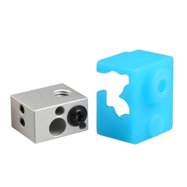 3d printer part xcr-nv6 heating block with silicone sock 0.4mm nozzle
3d printer part xcr-nv6 heating block with silicone sock 0.4mm nozzle