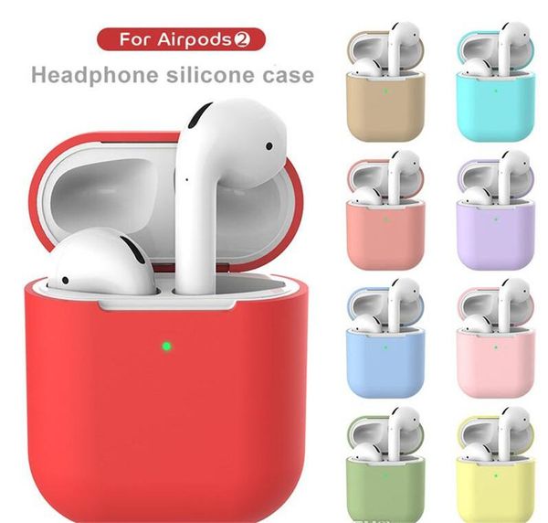 14 colors earphone case for airpods 2 silicone headphones cover for apple earphone 360-degree protective headphone shell
14 colors earphone case for airpods 2 silicone headphones cover for apple earphone 360-degree protective headphone shell