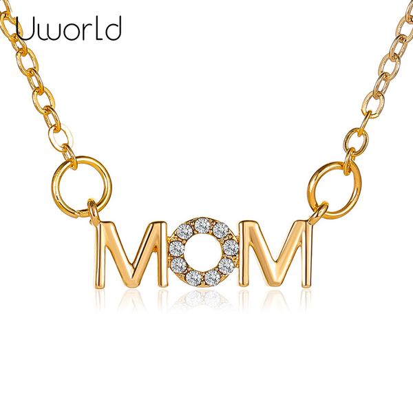 love mom mother's day necklace simple all-match english lettered necklace mom pendant clavicle chain creative holiday gift, Silver
love mom mother's day necklace simple all-match english lettered necklace mom pendant clavicle chain creative holiday gift, Silver