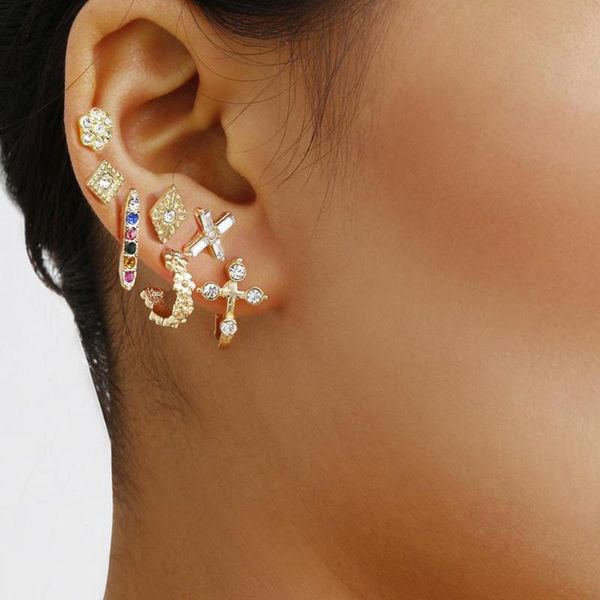byzantium vintage elegant female tiny earrings set micro inlay crystal drop earrings jewelry party wedding ears accessories gift, Silver
byzantium vintage elegant female tiny earrings set micro inlay crystal drop earrings jewelry party wedding ears accessories gift, Silver