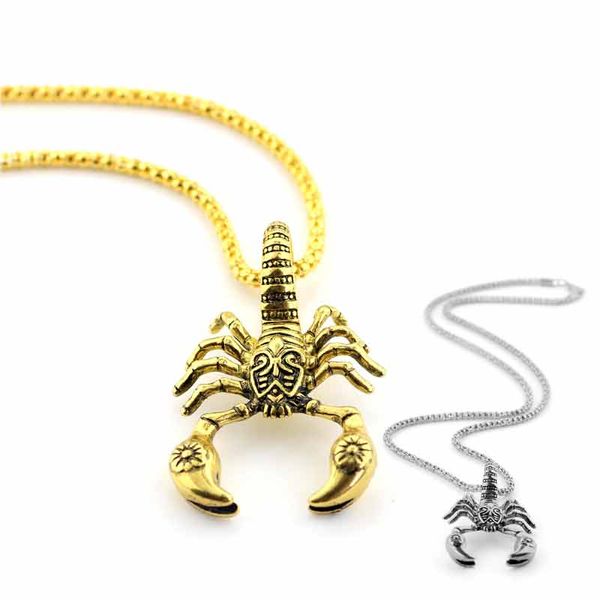pendant necklaces steampunk men chain scorpion jewelry scorpions statement cool pendent gold color insect gift for fans, Silver
pendant necklaces steampunk men chain scorpion jewelry scorpions statement cool pendent gold color insect gift for fans, Silver