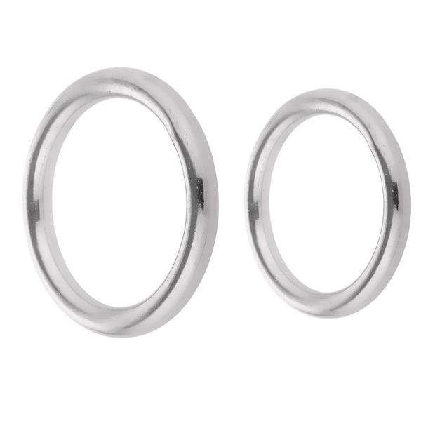 2pcs boat marine 304 stainless steel polished o ring smooth welded
2pcs boat marine 304 stainless steel polished o ring smooth welded