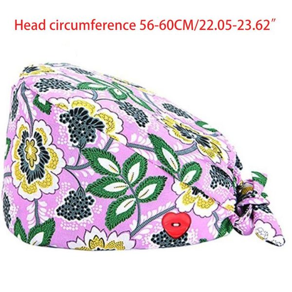 women ethnic paisley buttons scrub cap wtih hair ties work bouffant hat f42f, Blue;gray
women ethnic paisley buttons scrub cap wtih hair ties work bouffant hat f42f, Blue;gray