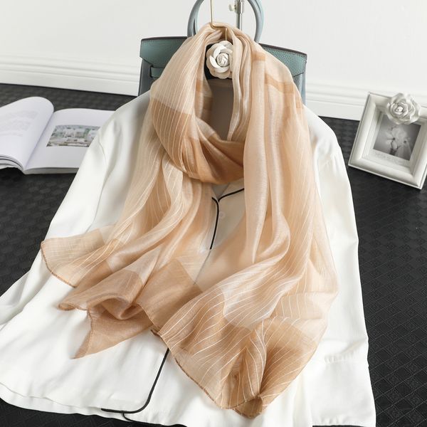 scarves 2021 real silk wool scarf women bandana spring winter warm beach stoles strips bufanda foulard wraps, Blue;gray
scarves 2021 real silk wool scarf women bandana spring winter warm beach stoles strips bufanda foulard wraps, Blue;gray