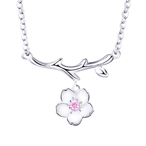 горячие продажи cherry blossoms ожерелье цветок цепи розовый кристалл кулон ожерелья ювелирных collier femme, Silver
горячие продажи cherry blossoms ожерелье цветок цепи розовый кристалл кулон ожерелья ювелирных collier femme, Silver