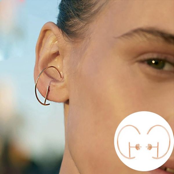 double fair geometric earrings for women minimalist copper rose gold-color simple design fashion jewelry dze009-m, Golden;silver
double fair geometric earrings for women minimalist copper rose gold-color simple design fashion jewelry dze009-m, Golden;silver