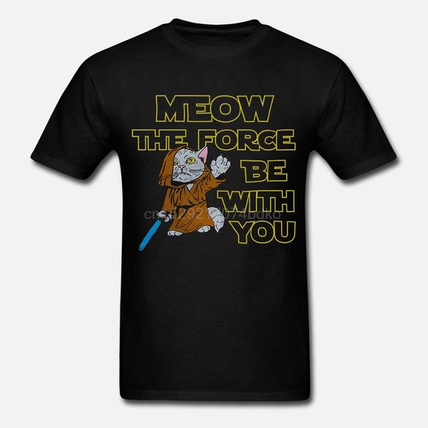 meow the force be with you funny space movie short sleeve t-shirt tees tshirts big tall tee shirt
meow the force be with you funny space movie short sleeve t-shirt tees tshirts big tall tee shirt