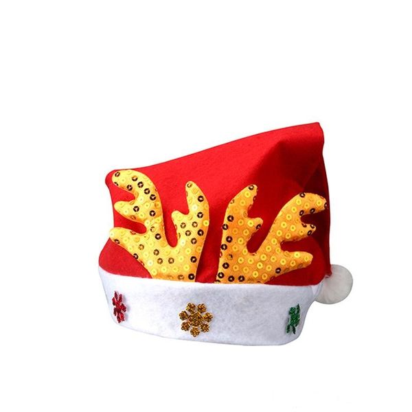 non woven kids adults christmas hat cartoon applique deer horns pattern christmas hats holiday supplies elcd030
non woven kids adults christmas hat cartoon applique deer horns pattern christmas hats holiday supplies elcd030
