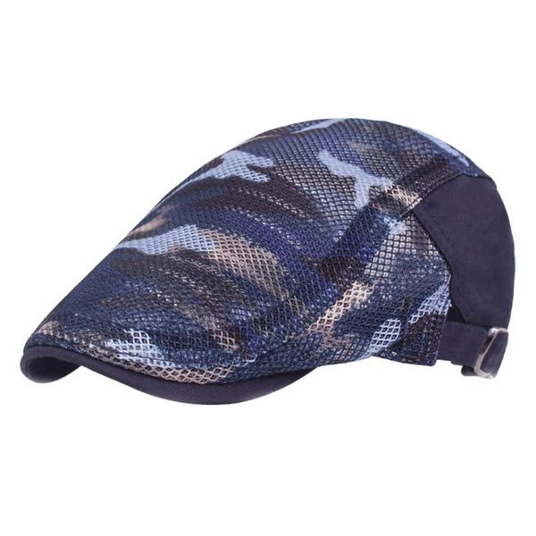 men women mesh cloth flat cap summer breathable casual hiking polyester hat outdoor adjustable camouflage sun visor, Blue;gray
men women mesh cloth flat cap summer breathable casual hiking polyester hat outdoor adjustable camouflage sun visor, Blue;gray